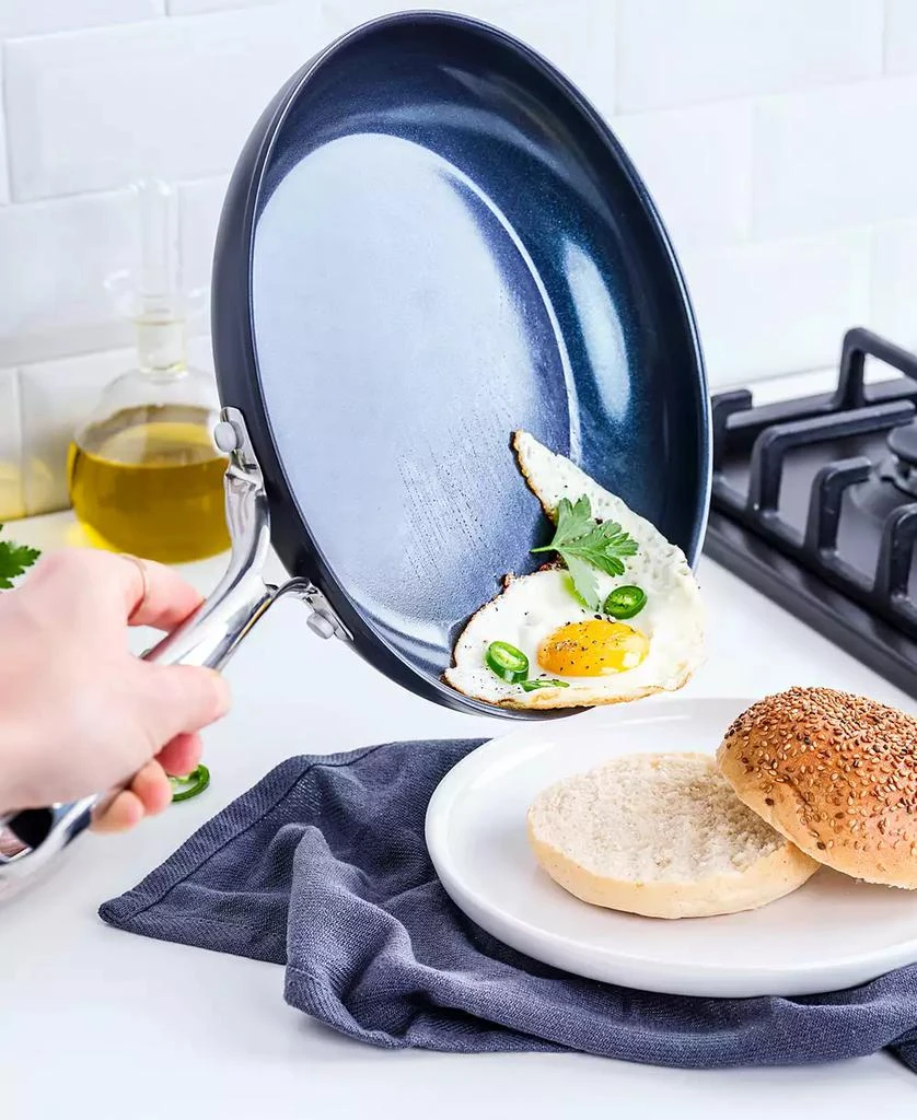 Blue Diamond Hard Anodized Ceramic Nonstick 11" Frying Pan with Lid 3