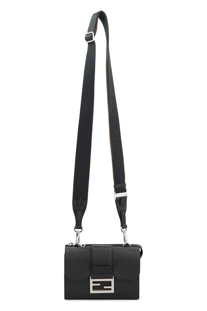 Fendi Fendi Baguette Double Leather Crossbody Bag 5