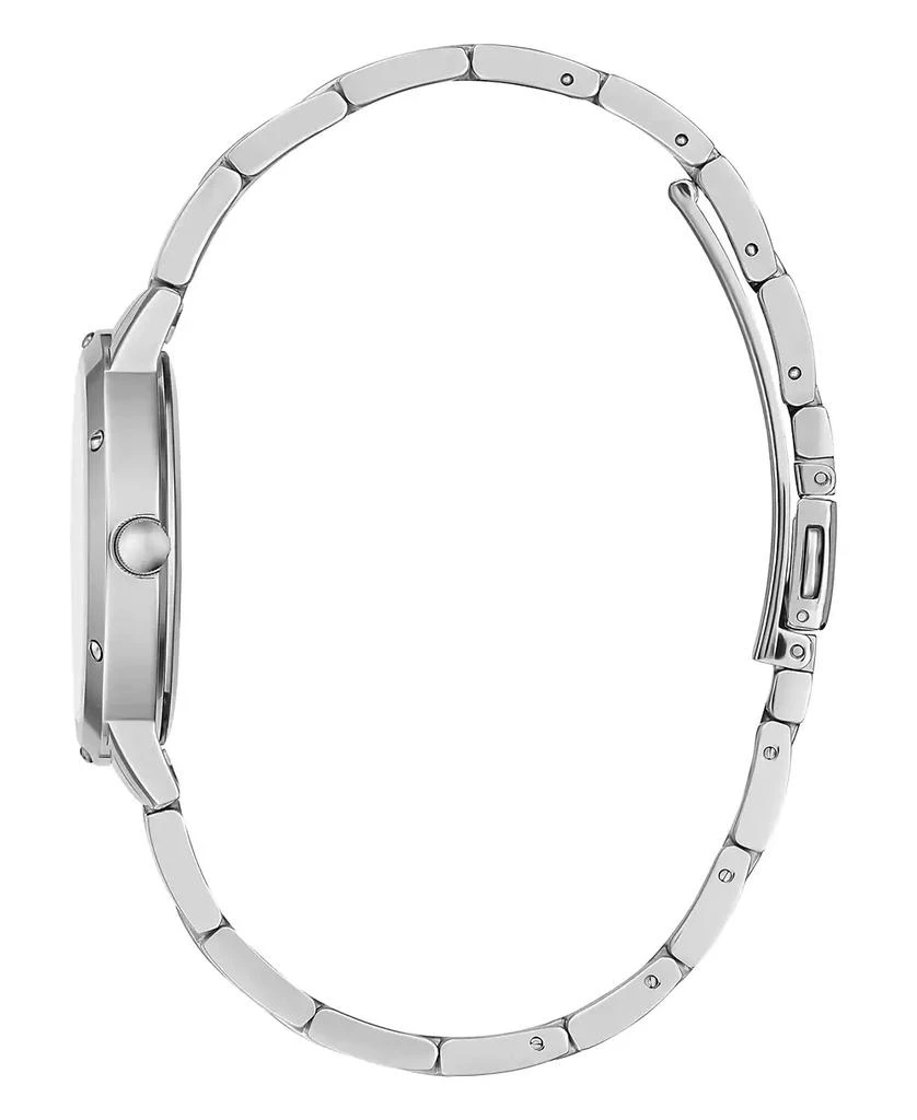 GUESS Women's Silver-Tone Stainless Steel Bracelet Watch, 34mm 3
