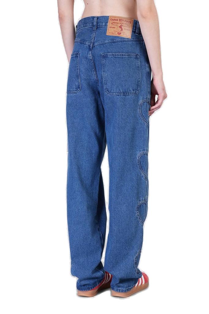 Carne Bollente Carne Bollente Country Crush Heart Patch Jeans