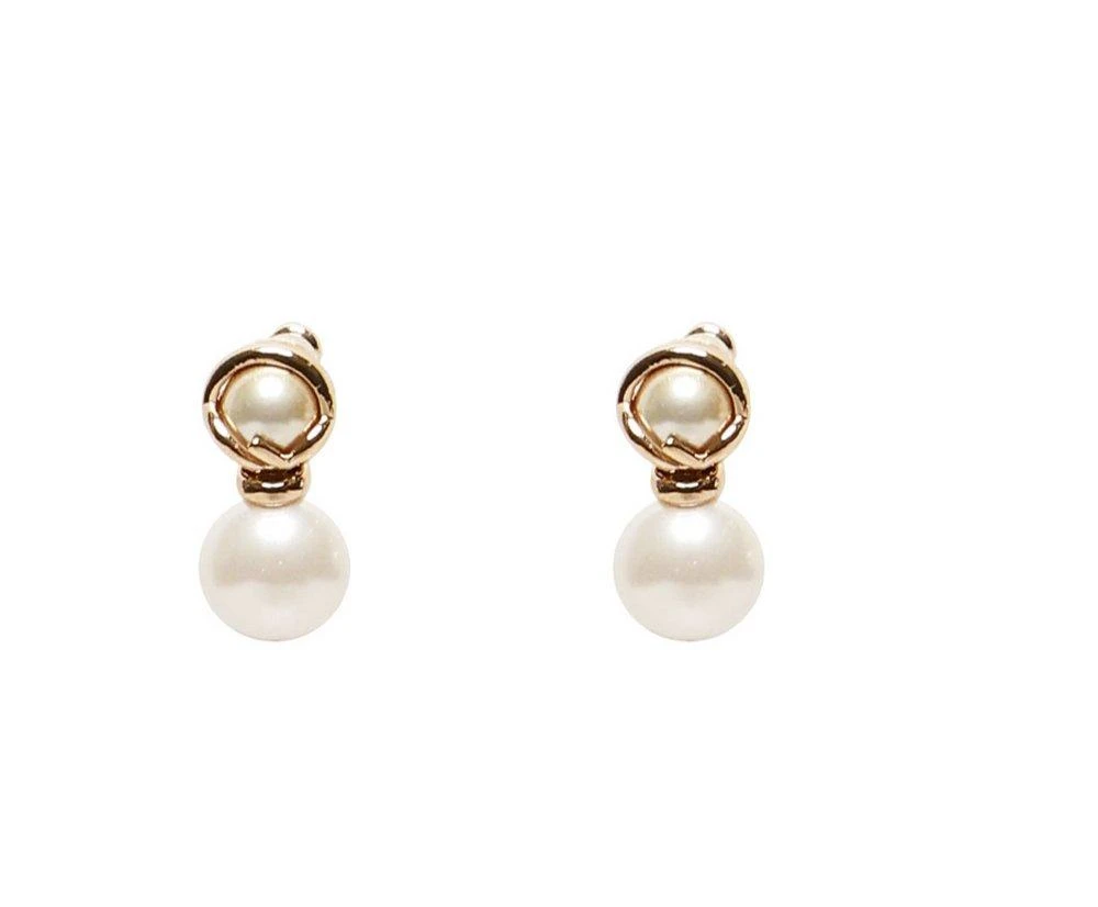 Fendi Fendi F Is Fendi Embellished Earrings 1