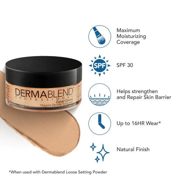 Dermablend Dermablend Cover Crème Full Coverage Foundation SPF 30 (Various Shades) 5