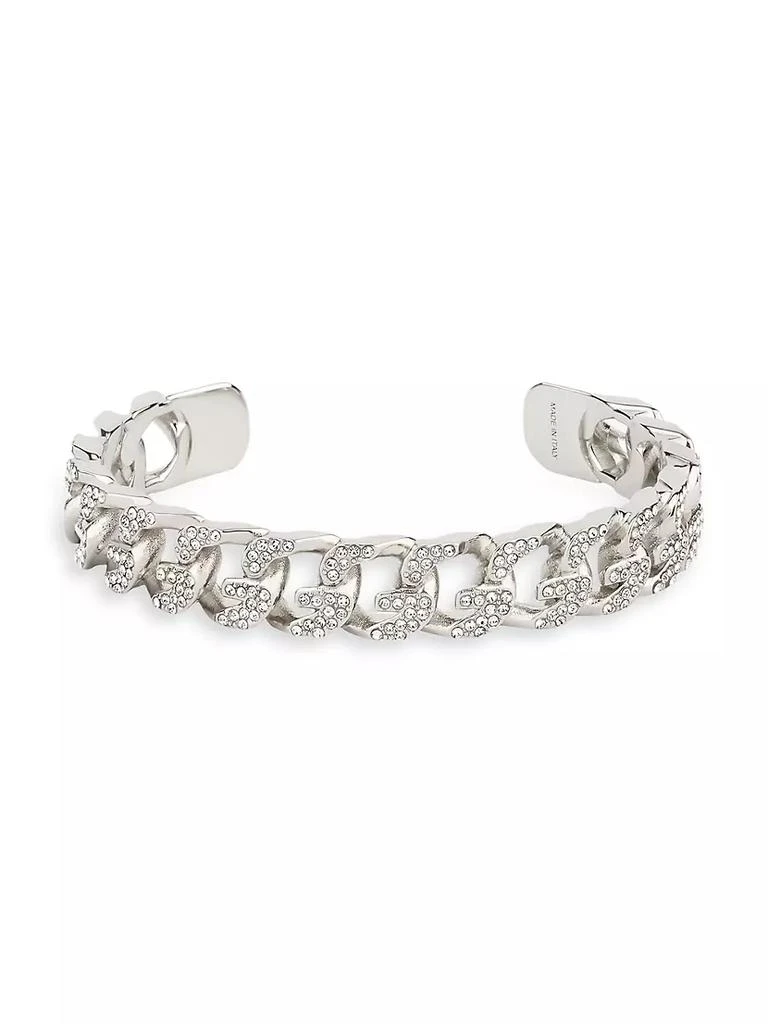 Givenchy G Chain Bracelet In Metal With Crystals 1