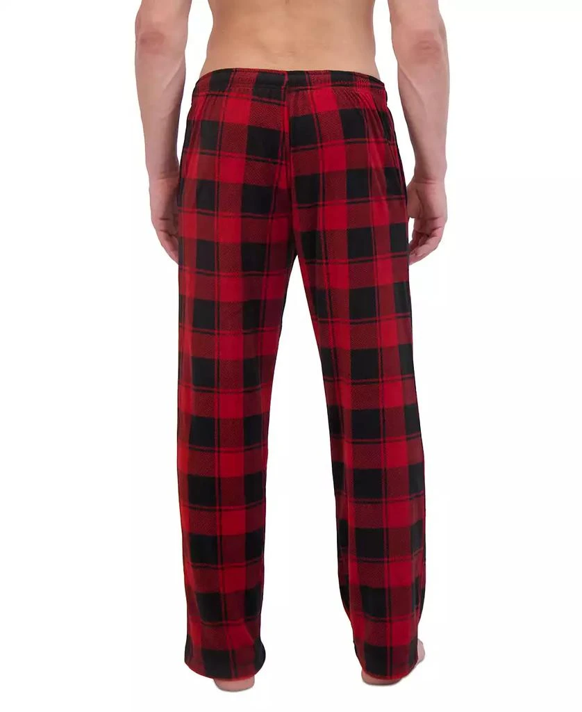 Hanes Men's Ultra Soft Plaid Brushed Fleece Pajama Pants 2