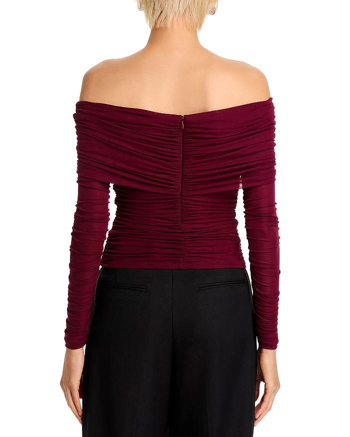 Ronny Kobo Harley Off The Shoulder Ruched Top 3