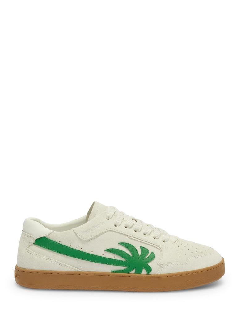 【関税＆送料込み】Palm Angels Fluorescent Sneakers Pa4 PA 4 FLUO SNEAKERS in YELLOW FLUO - SILVER for Men | Palm