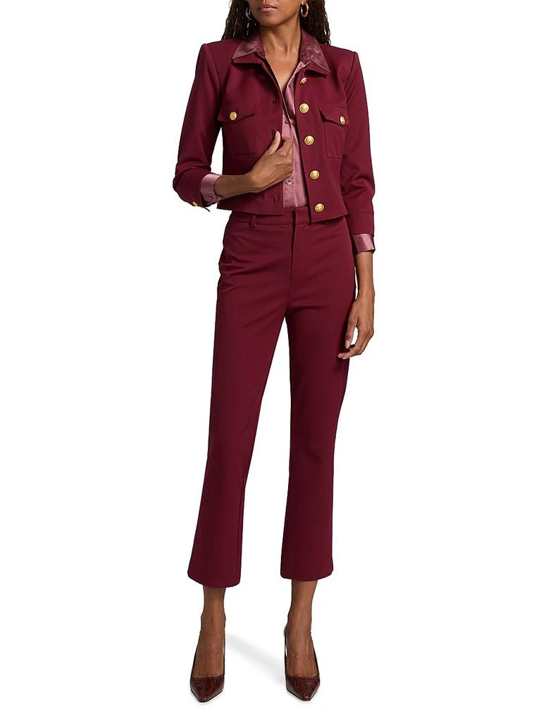 L'Agence Kumi Twill Crop Jacket 2