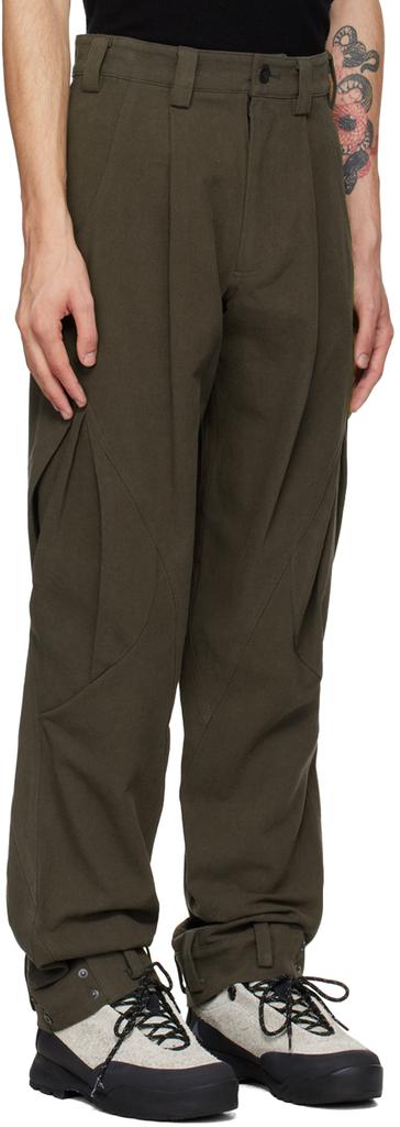 Hyein Seo Brown Cotton Cargo Pants