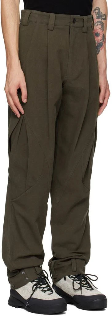 Hyein Seo Brown Cotton Cargo Pants 2