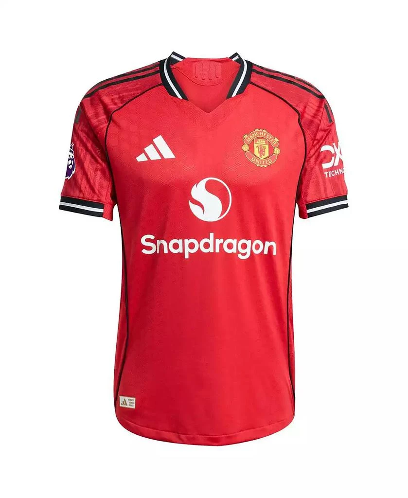 Adidas Men
s Kobbie Mainoo Red Manchester United Home 2025/26 Authentic Player Jersey 2