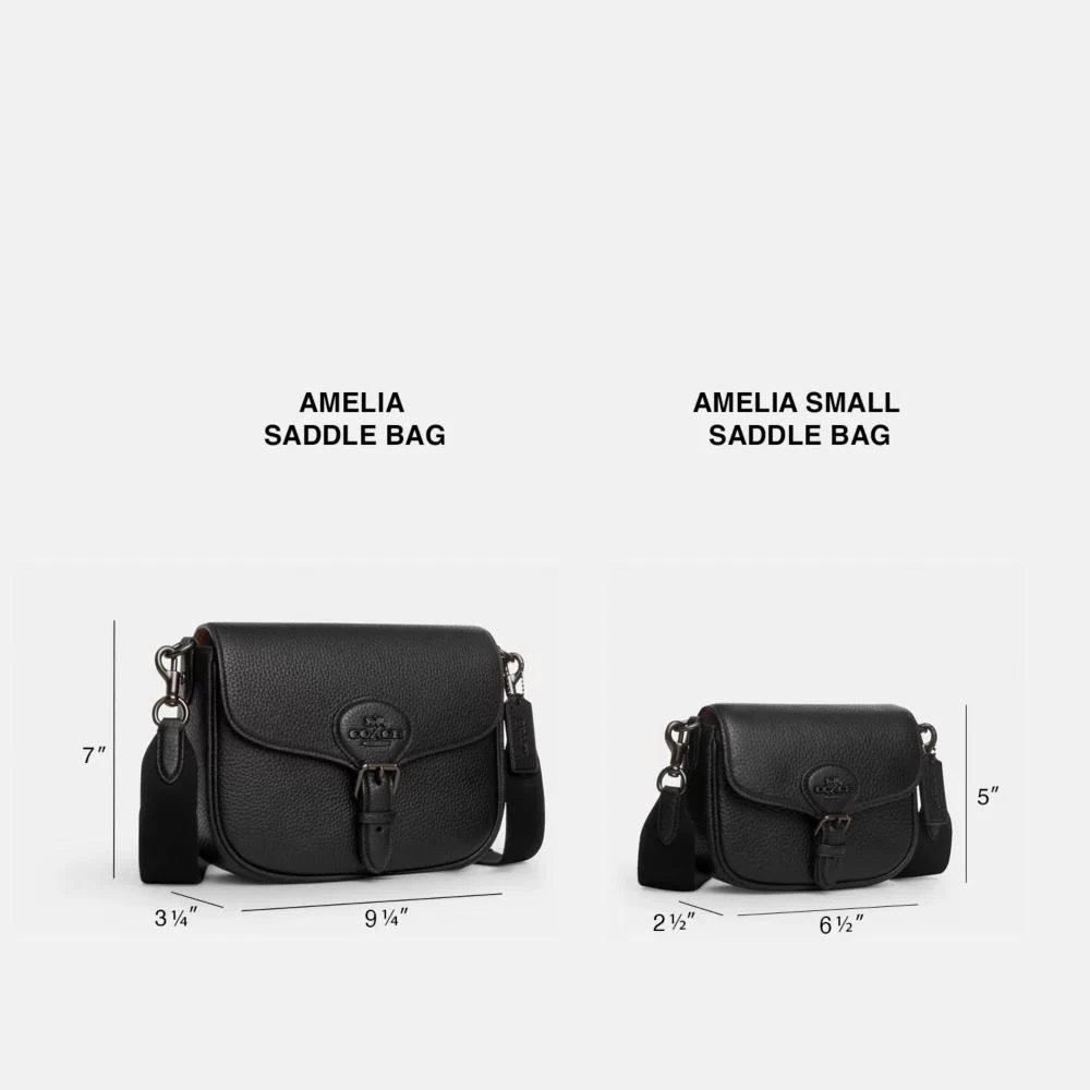 Coach Amelia Small Saddle Bag 8