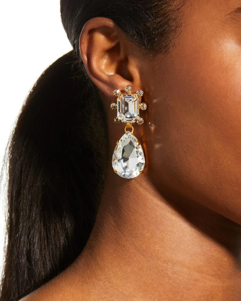 Elizabeth Cole Kelly Crystal Earrings 2