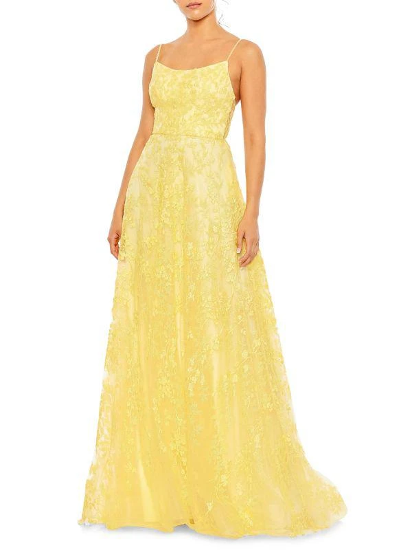 Mac Duggal Floral Applique Gown 1