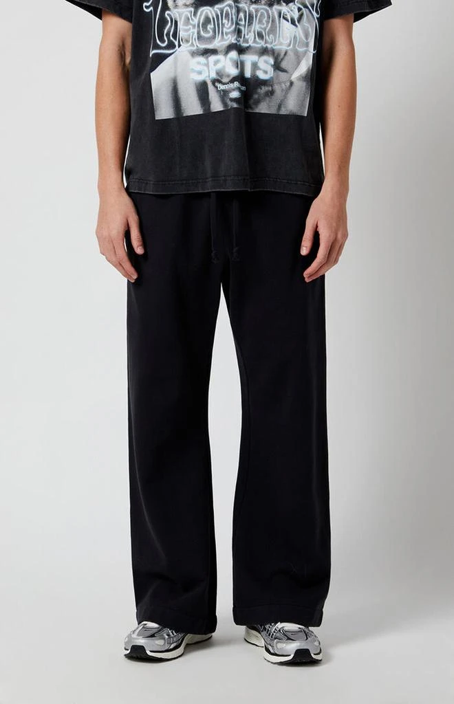 PacSun Black Wash Baggy Sweatpants 1