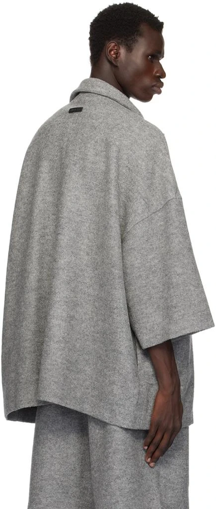 Fear of god Gray Boiled Wool Short Sleeve Jacket 3