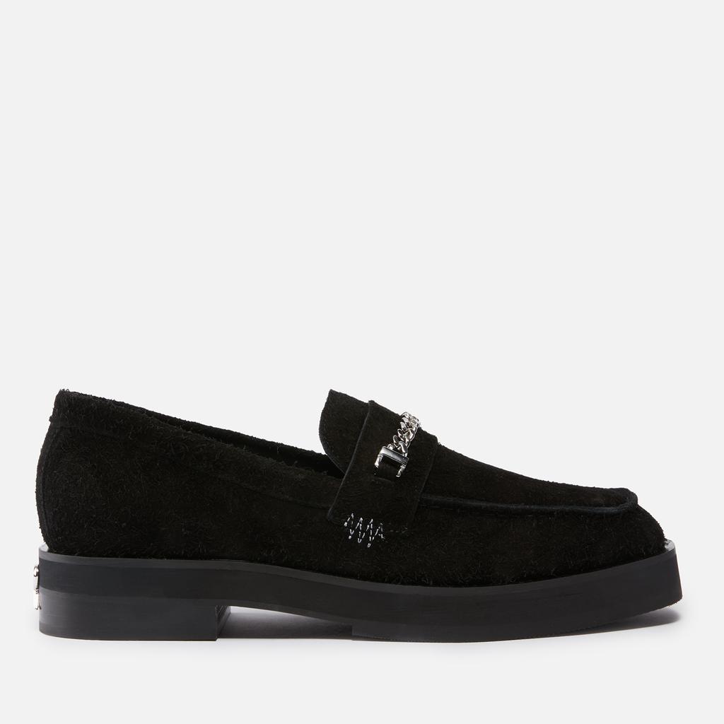 REPRESENT REPRESENT Chain-Embellished Suede Loafers