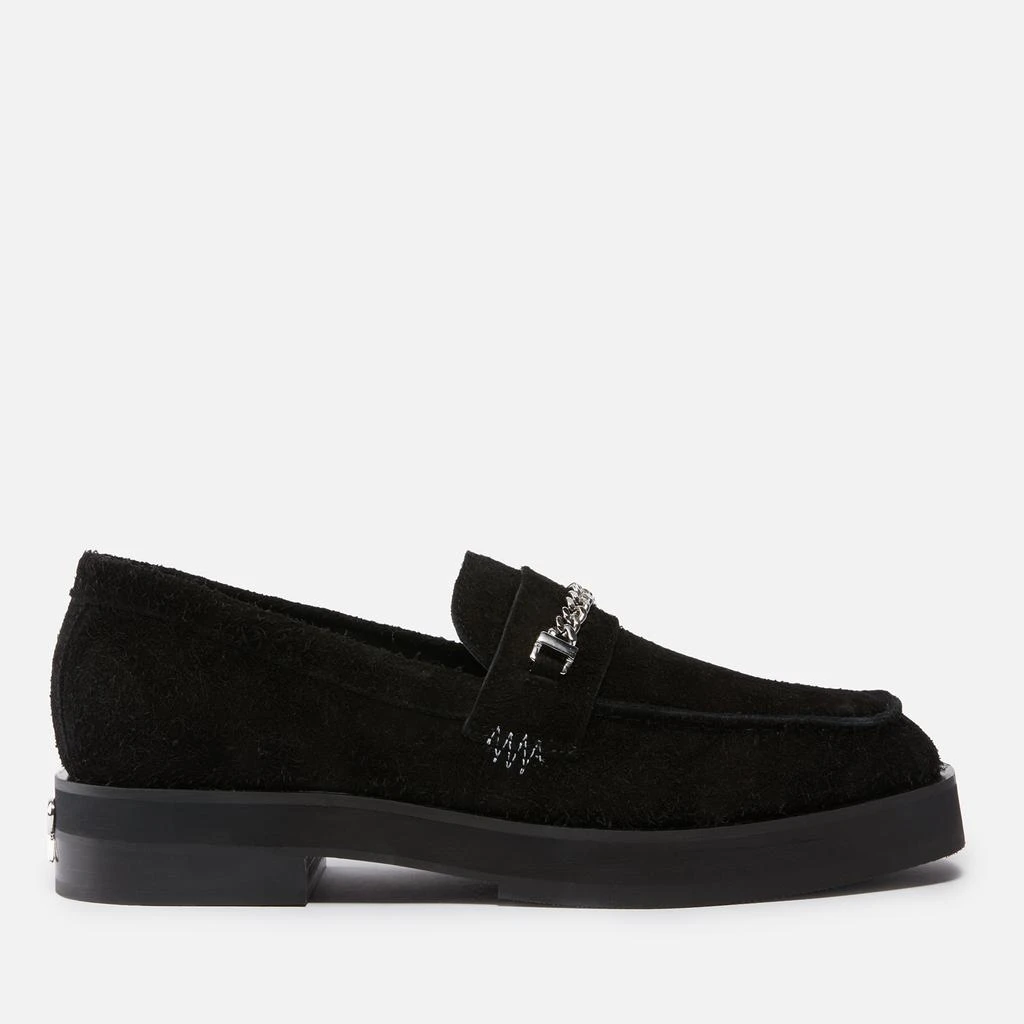 REPRESENT REPRESENT Chain-Embellished Suede Loafers 1