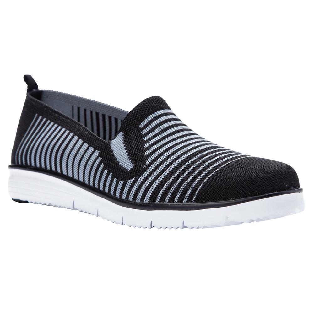 Propet Travel Fit Striped Slip On Sneakers