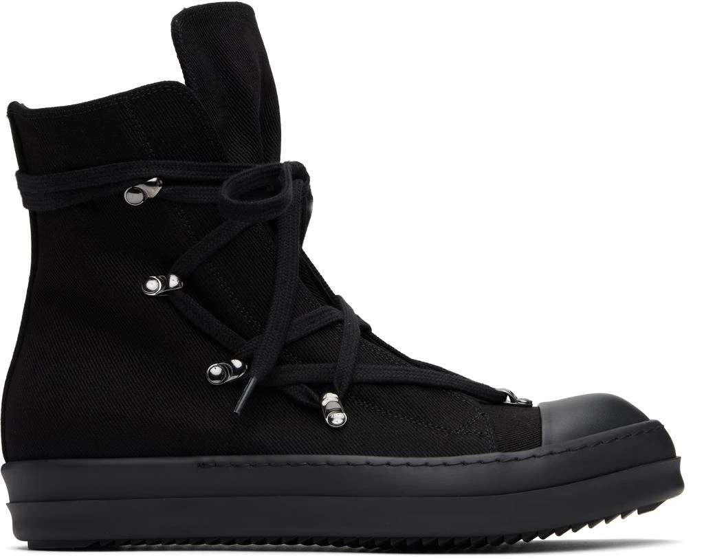 Rick Owens Black Hollywood Hexa Sneaks Sneakers 1
