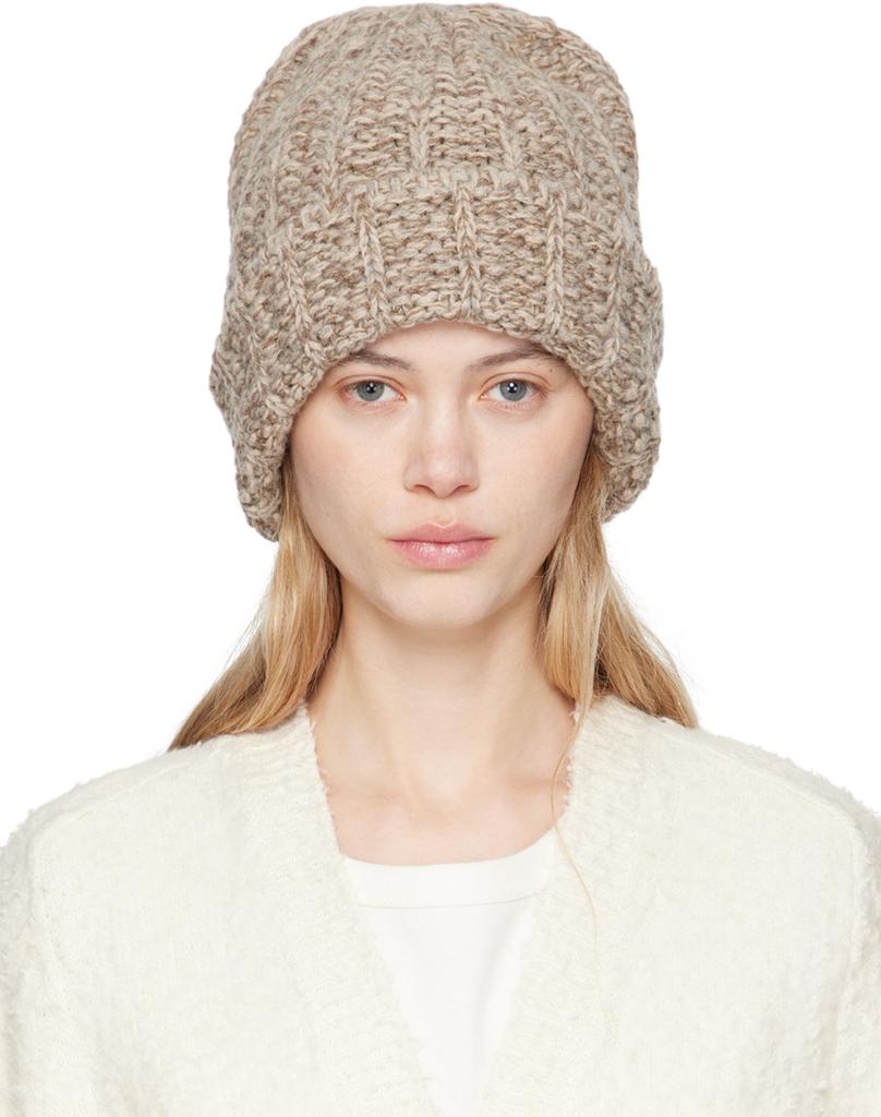 【関税込み】Maison Margiela ベージュ Shetland ビーニー 関税込み】Maison Margiela ベージュ Shetland ビーニー (Maison