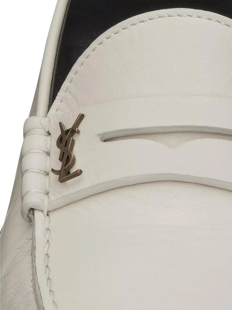 Yves Saint Laurent Le Loafer Monogram Penny Slippers In Smooth Leather 5