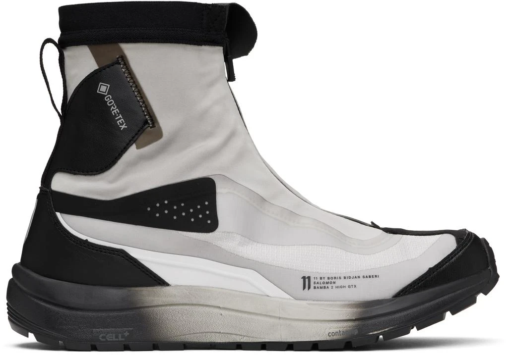 11 by Boris Bidjan Saberi Gray Salomon Edition Bamba 2 High GTX V2 Sneakers 1