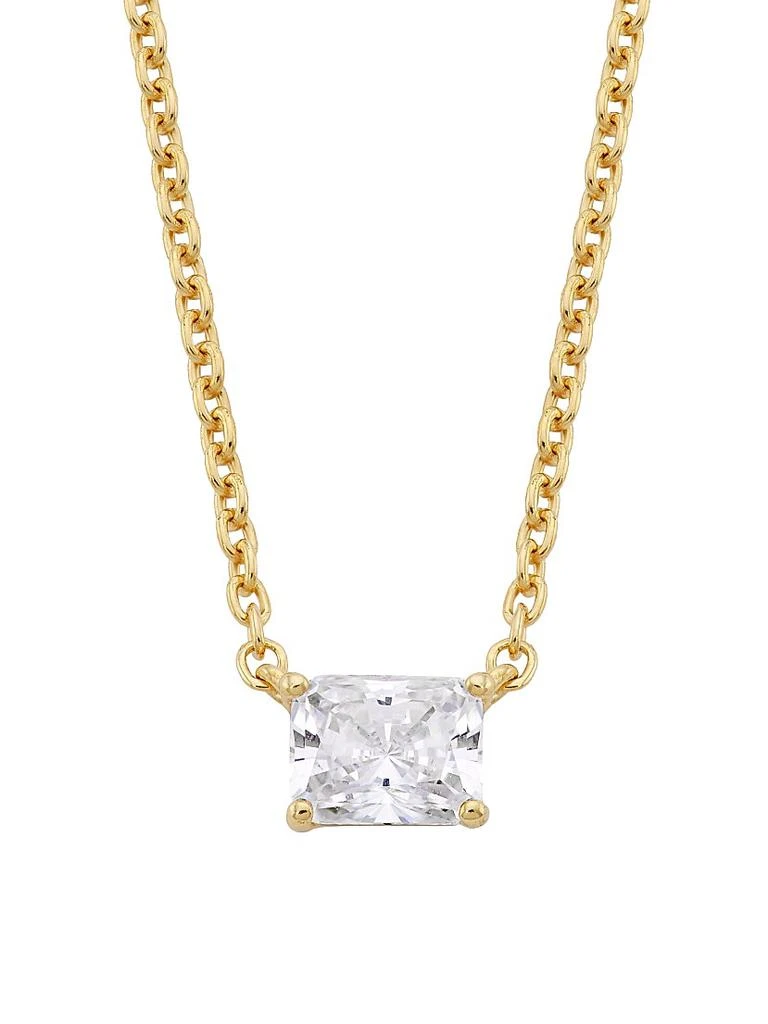Adriana Orsini Modern Love 18K-Gold-Plated & Cubic Zirconia Necklace 1