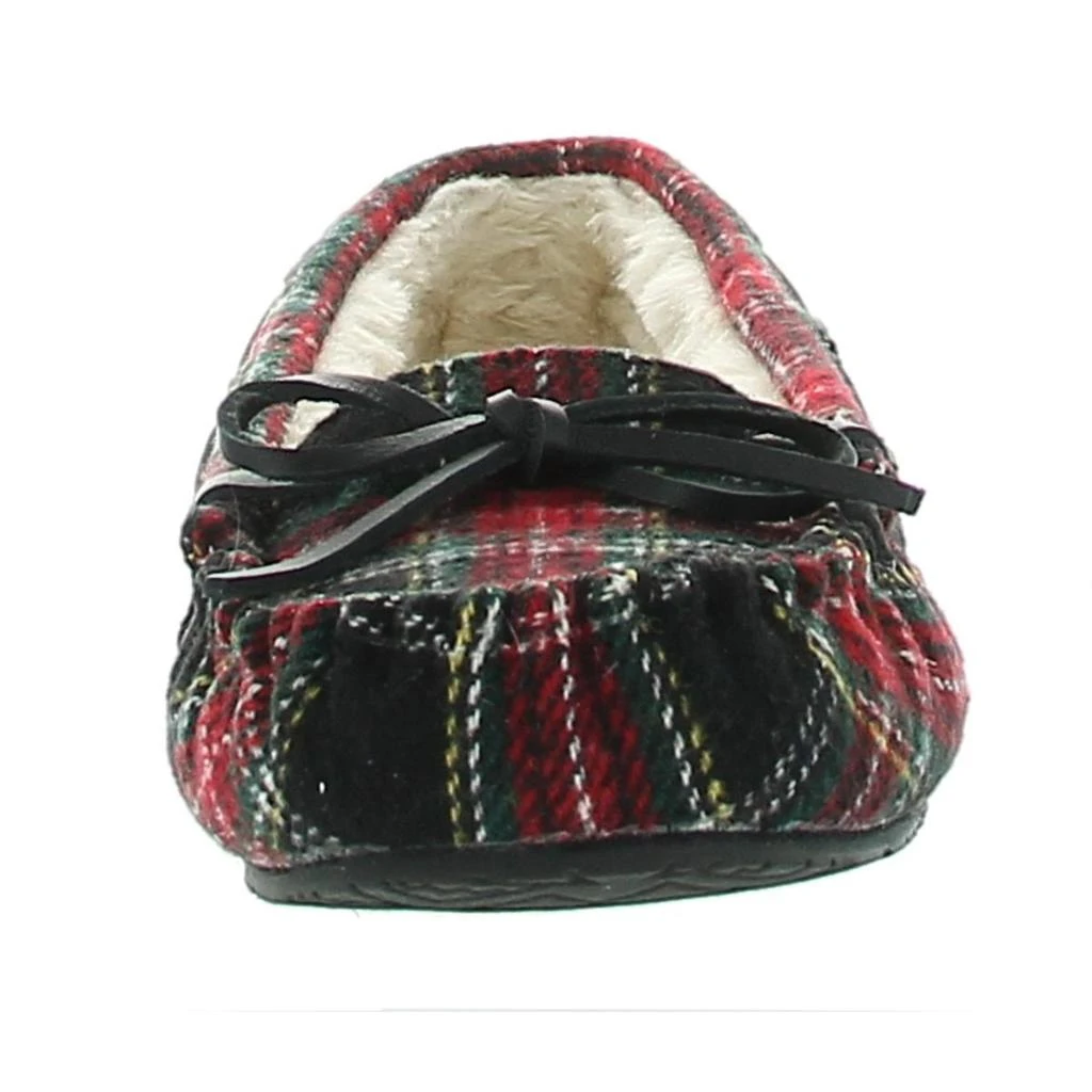 Minnetonka Lodge Trapper Womens Plaid Comfy Moccasin Slippers 3