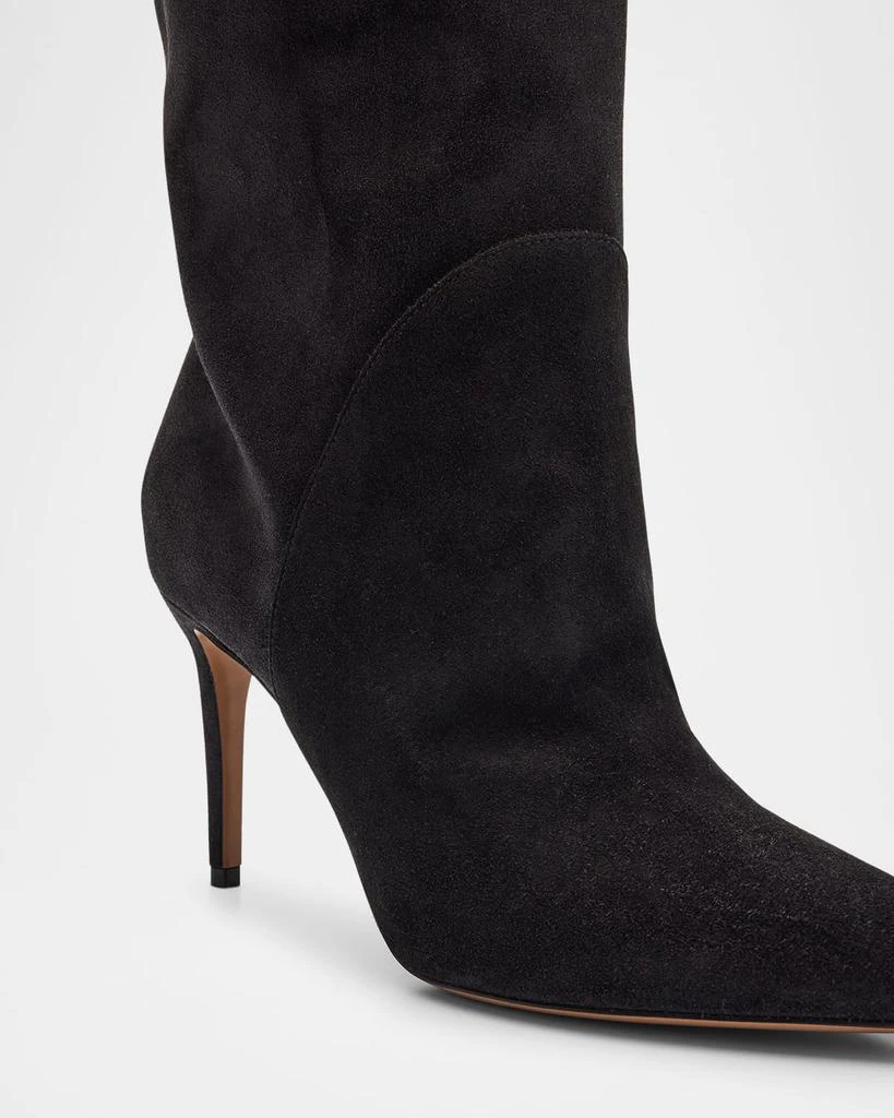 Paris Texas Gaia Suede Stiletto Knee Boots 5