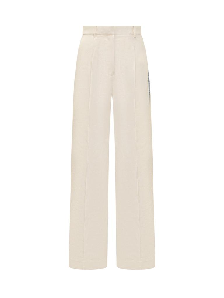 パンツ J. W. Anderson Wide-Leg Pants With Side Pockets JW Anderson Twisted Seam cotton barrel-leg pants JW Anderson