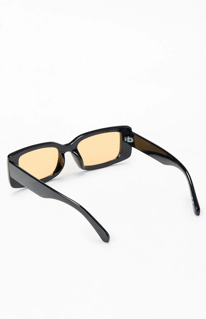 PacSun Black Beck Rectangular Sunglasses 2