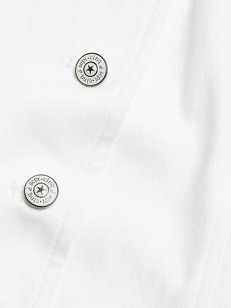 Cinq à Sept Formfitting Denim Jacket 7