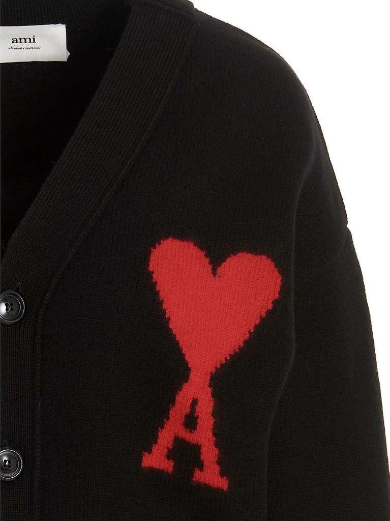 AMI AMI Paris Ami de Coeur Knitted Cardigan 3