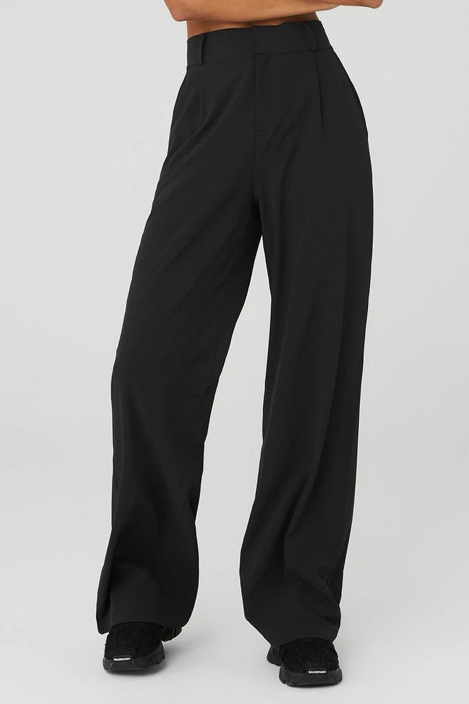 Alo Yoga High-Waist Dreamscape Trouser (Long) - Black 1