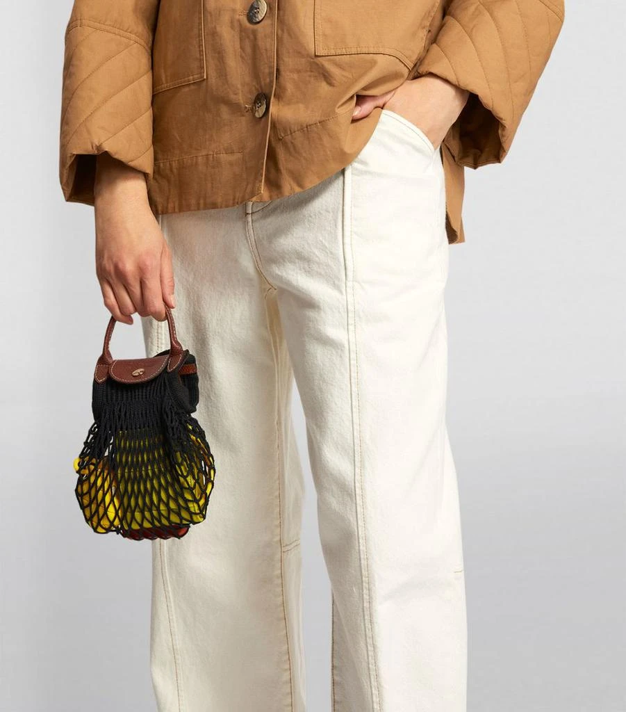Longchamp Extra-Small Le Pliage Filet Mesh Bag 5