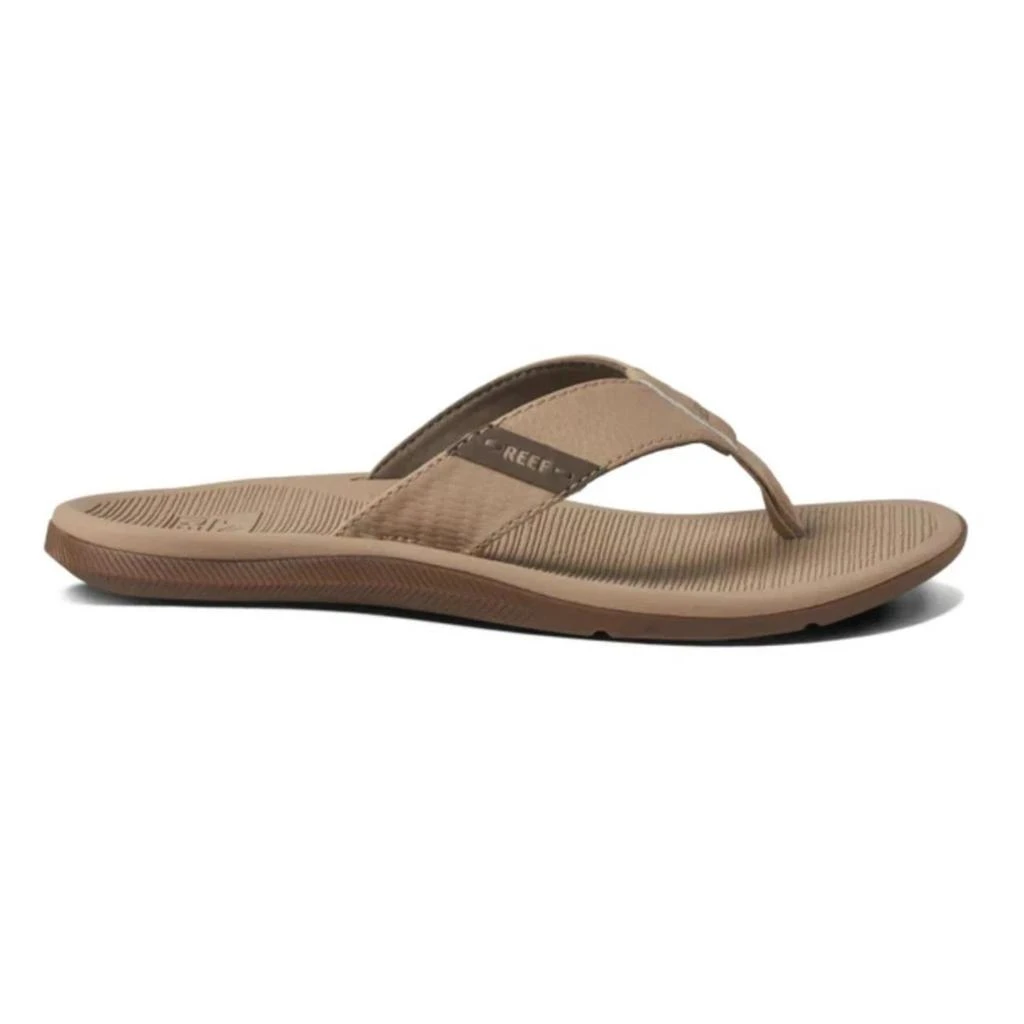 Reef Santa Ana CJ4017 Sandals Men's Sand Leather Round Toe Flip Flop JAX395 2