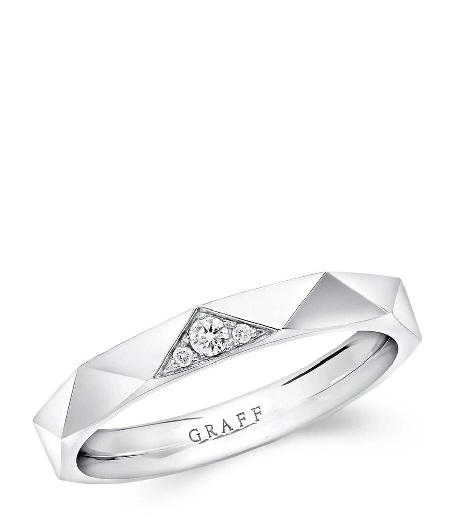 Graff White Gold and Diamond Laurence Graff Signature Ring 1