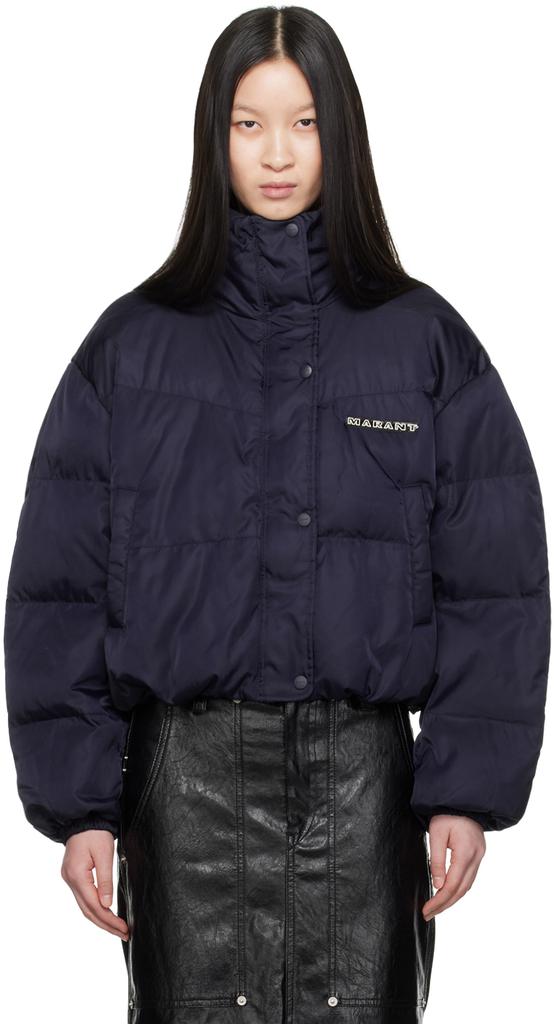 Isabel Marant Navy Telia Puffer Jacket