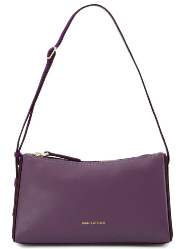 Manu Atelier Mini Prism Hobo Bag  - Steel/Purple - Leather 1