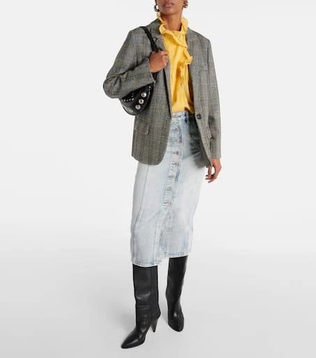 Isabel Marant Charly checked wool blazer 2