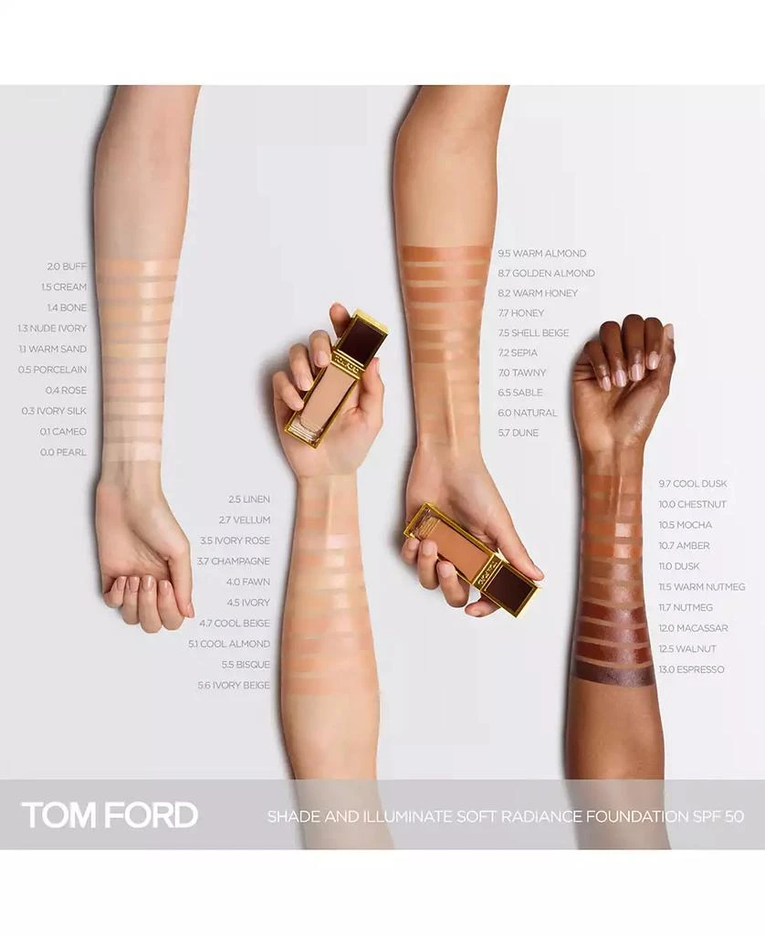 Tom Ford Shade & Illuminate Soft Radiance Foundation SPF 50 5