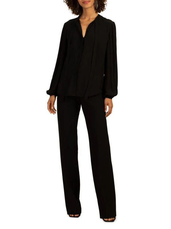 Trina Turk Ethereal Pleated Self-Tie Top 3