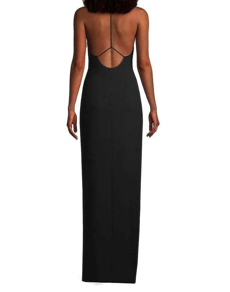 Likely Likely Richie Braided Back Gown In Black 3