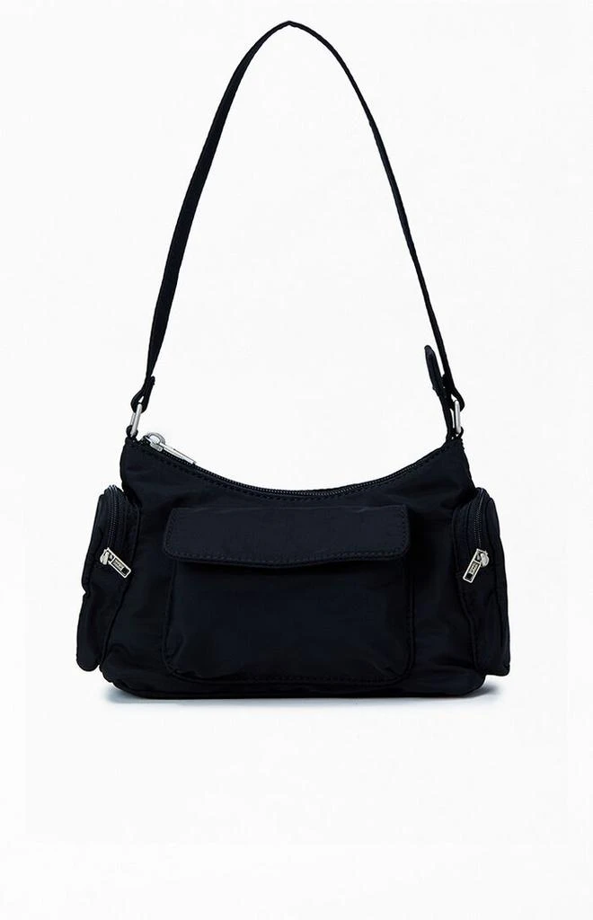John Galt Black Shoulder Bag 1