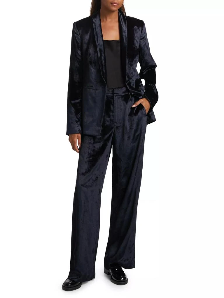 Paige Chateau Wide-Leg Velvet Pants 2