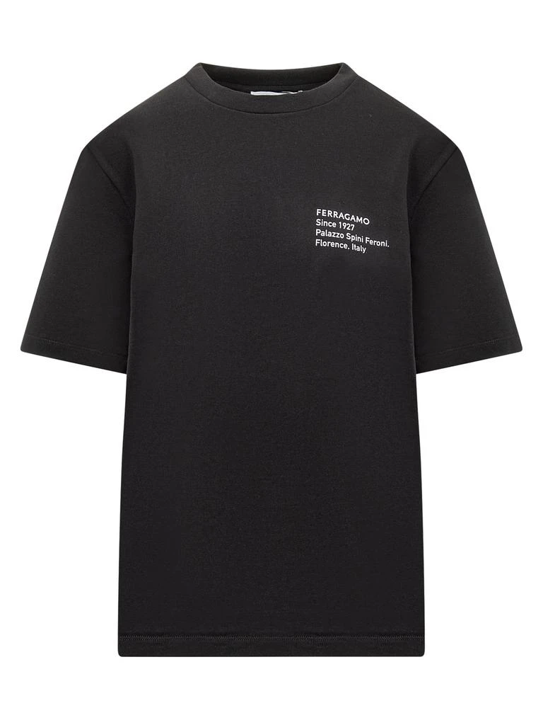 Salvatore Ferragamo Ferragamo Surrealist Printed Crewneck T-Shirt 1