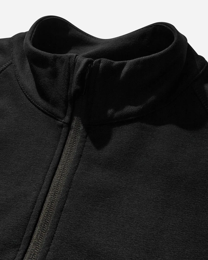 ROA Men's Heavy Half Zip Sweatshirt Black 4
