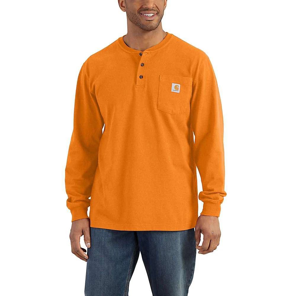 Carhartt Carhartt Men's Workwear Pocket Long Sleeve Henley Top 1