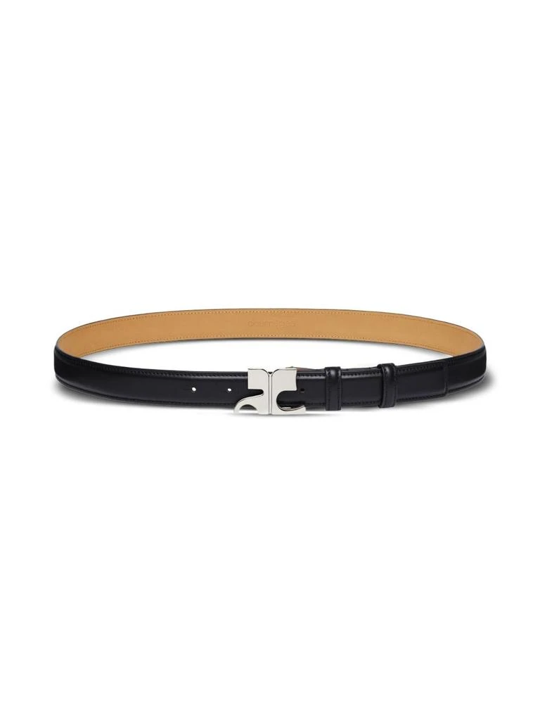 Courrèges Narrow Black Belt 3