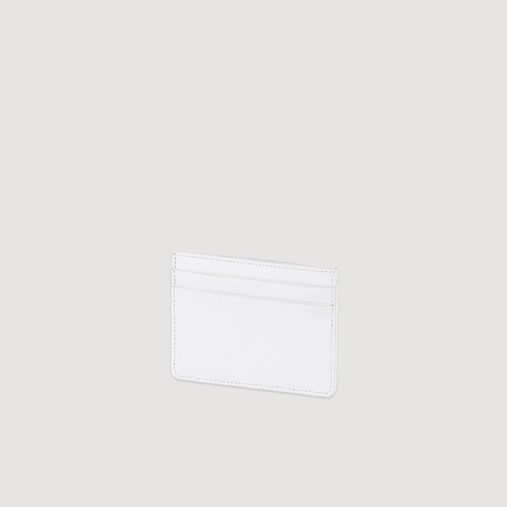 Sandro Homme Porte Carte En Cuir 2